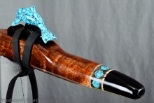 Tasmanian Blackwood Burl Native American Flute, Minor, Mid A-4, #L25B (11)